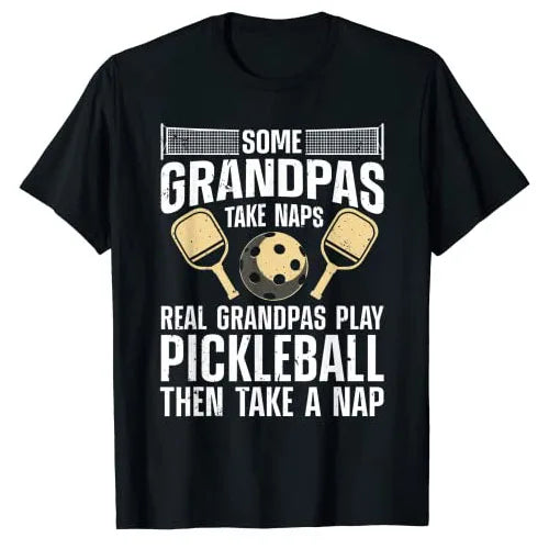 Funny Pickleball Design for Men Grandpa Pickleball Player T-Shirt