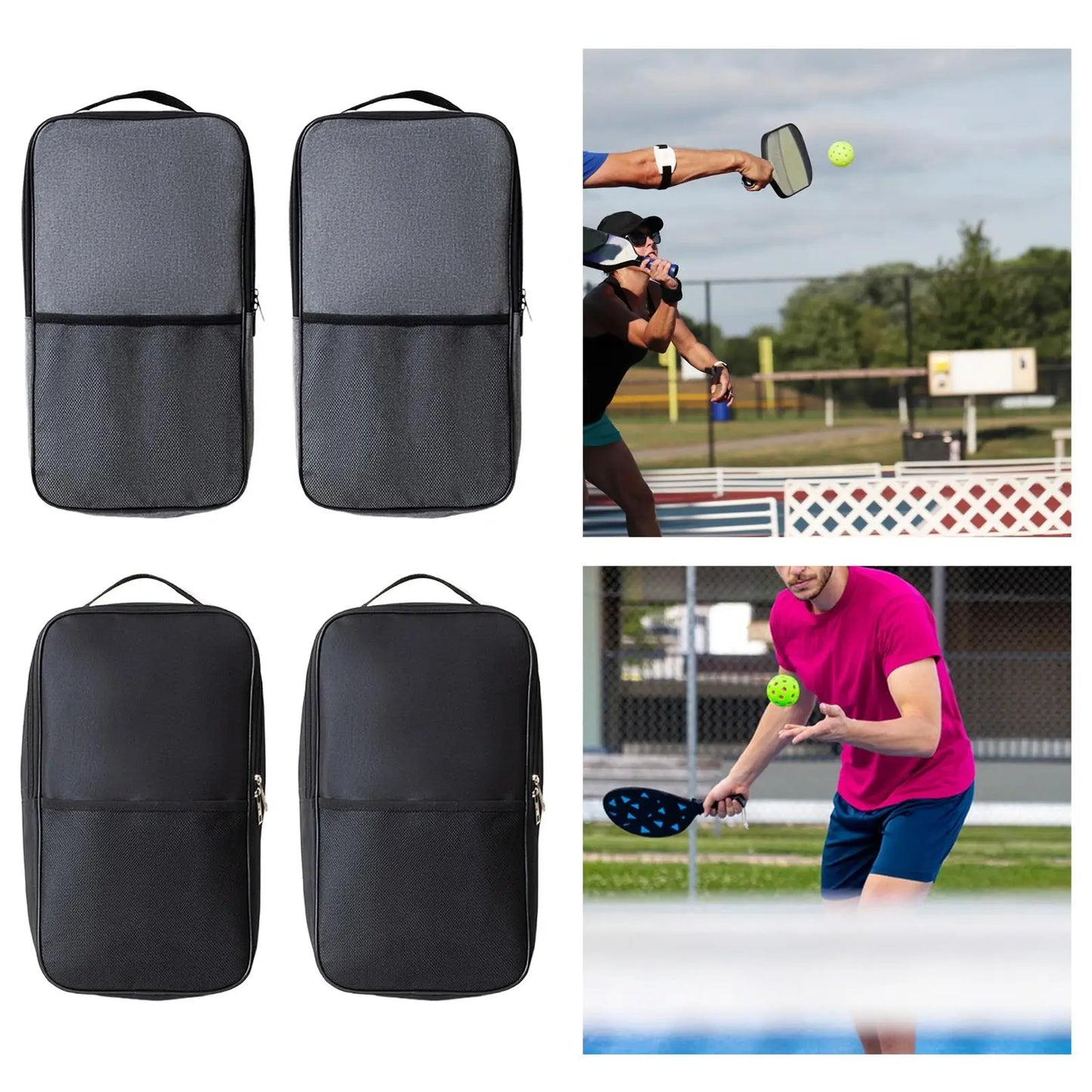 Portable Durable Pickleball Paddle Case Carry Bag