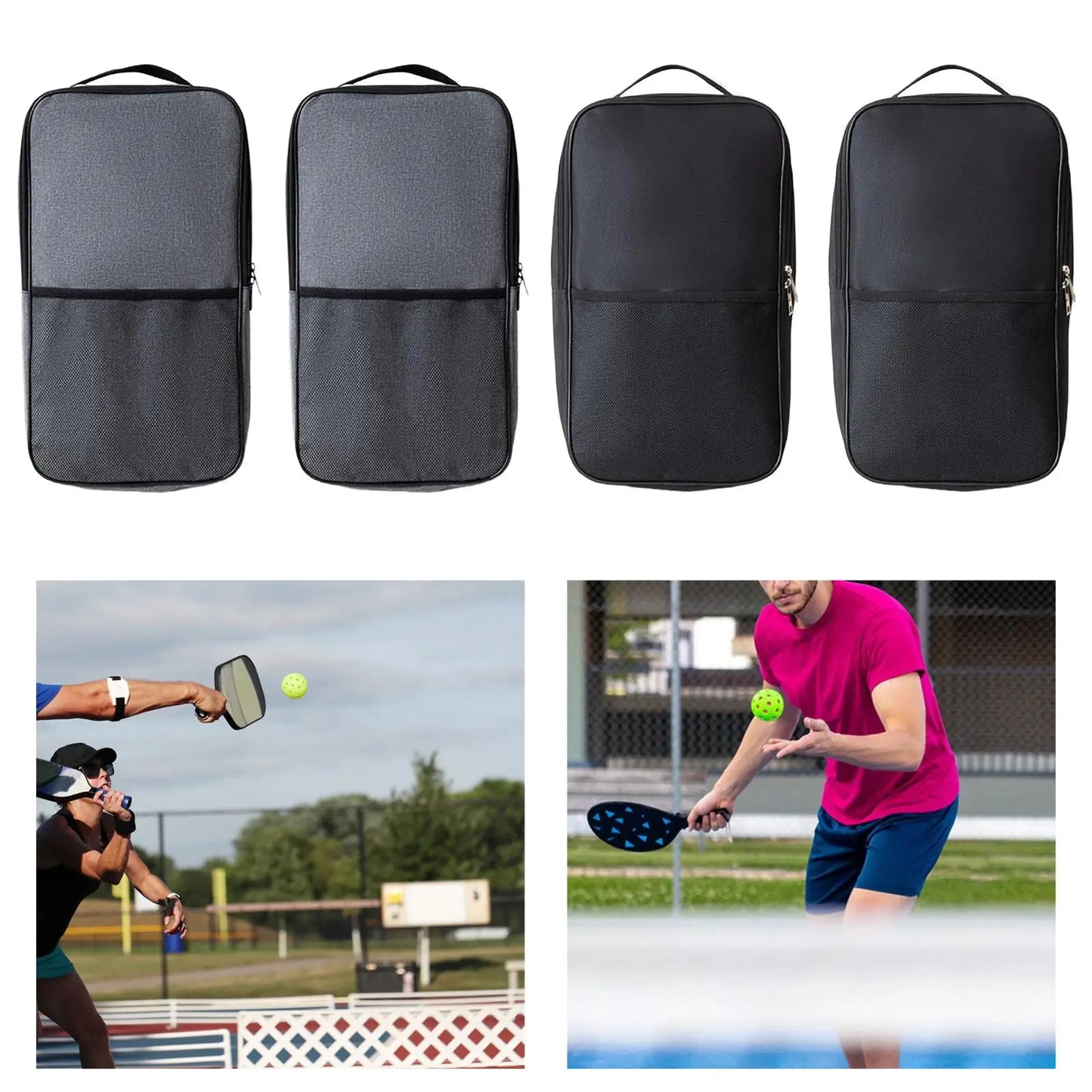 Portable Durable Pickleball Paddle Case Carry Bag